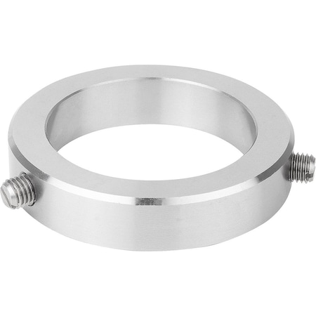 Shaft Collar DIN705, Form:A Grub Screw With Slot, Steel Bright 90X125, B=22